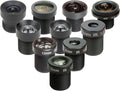 Arducam M12 Lens Set for USB Camera - Compact Telephoto to Fisheye Kit