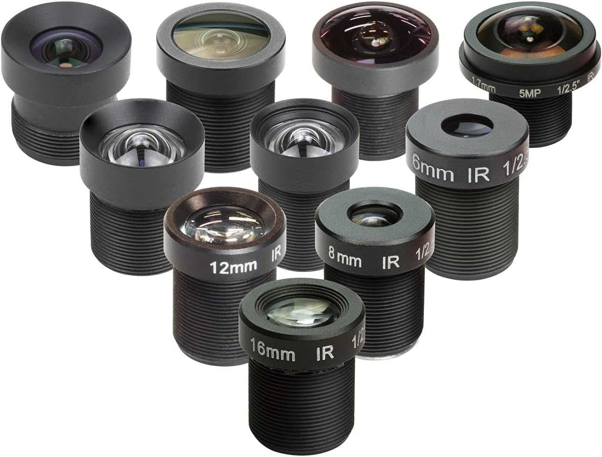 Arducam M12 Lens Set for USB Camera: Versatile Lens Kit