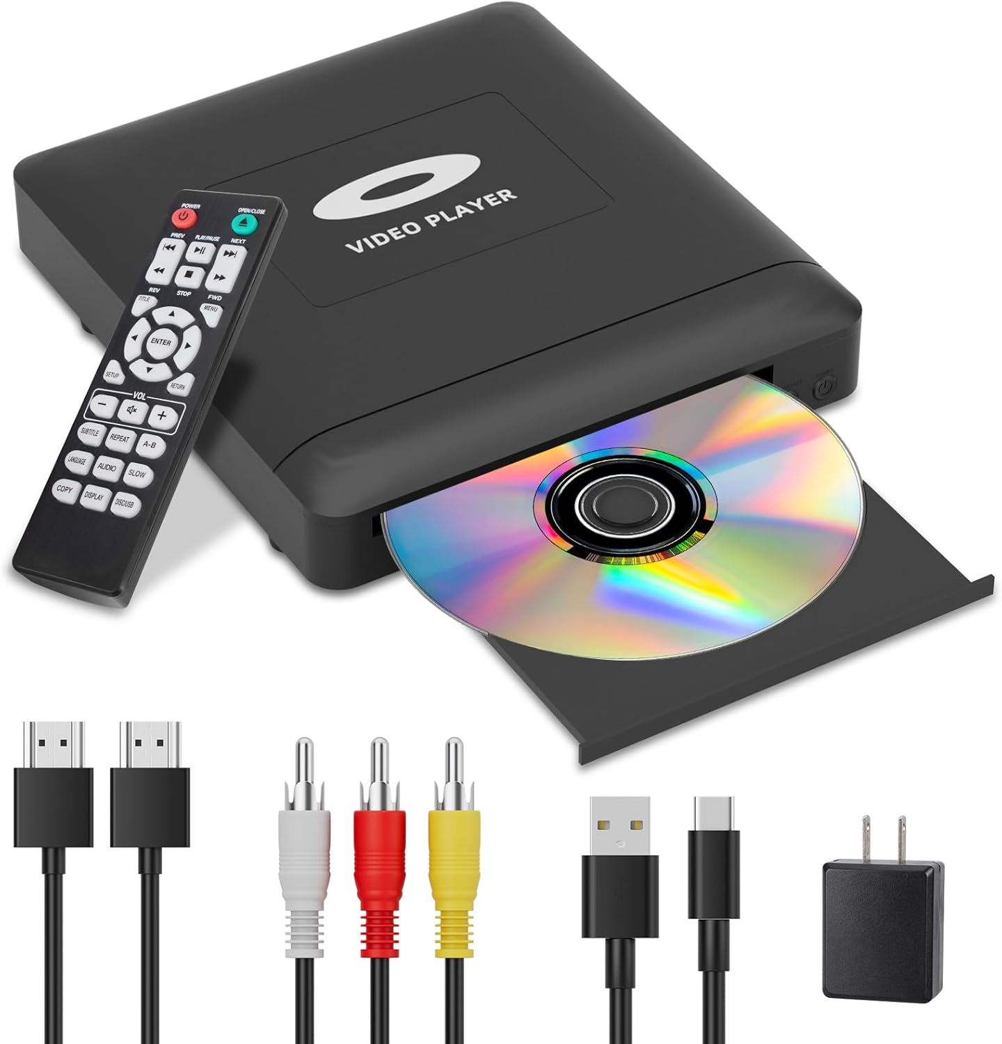 Mini HD DVD Player with HDMI, Multi Region Compatibility