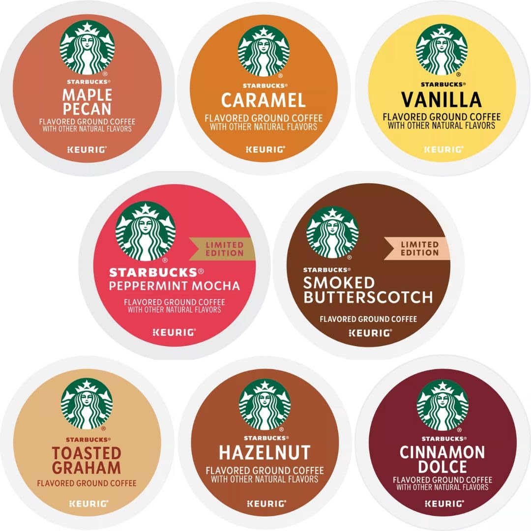 BREWANA Starbucks Flavored Coffee Sampler