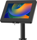 CTA Gooseneck iPad Wall Mount Enclosure - Secure Rotating Tablet Stand
