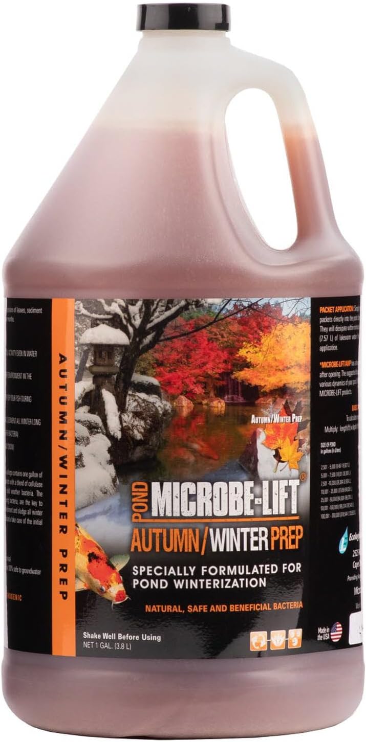 Microbe-Lift Autumn Winter Prep Conditioner for Ponds 1 Gallon