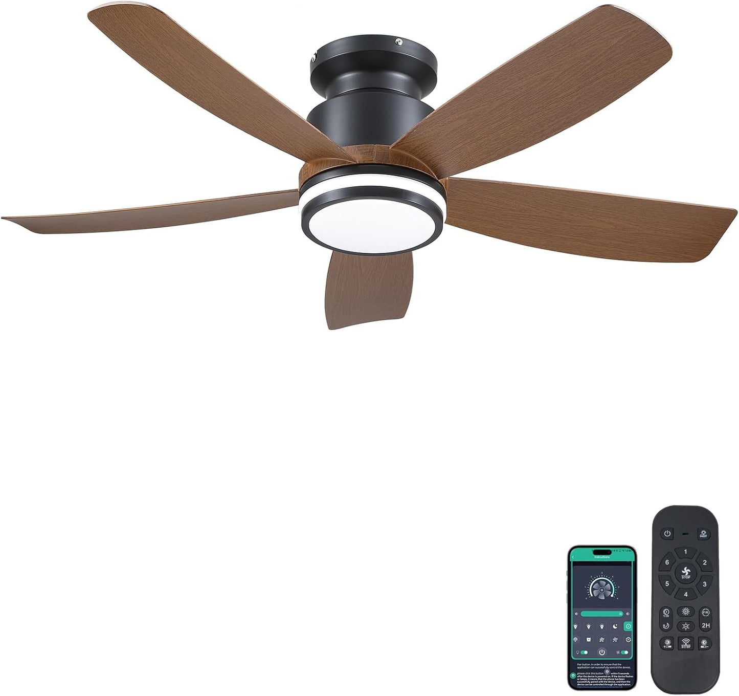 Ceiling Fans with Lights and Remote Control for Home Use