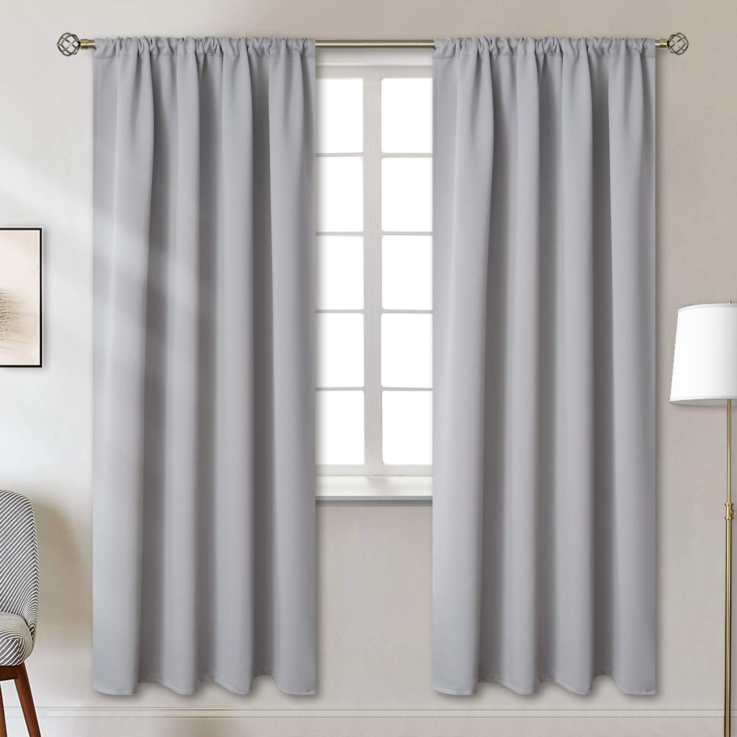 BGment Blackout Curtains for Bedroom - Thermal Insulated 52x72