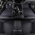 Custom Personalized Car Floor Mats Pure Black - Full Coverage Luxury