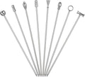 Stylish Stainless Cocktail Picks - 8 PCS Set