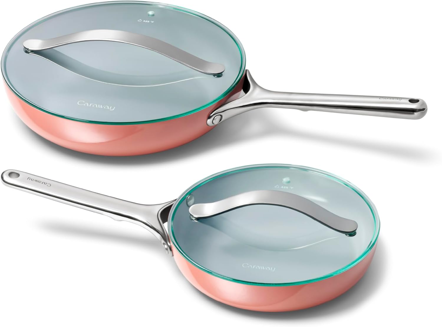 Caraway Ceramic Fry Pan Duo - Non-Stick & Non-Toxic Cookware