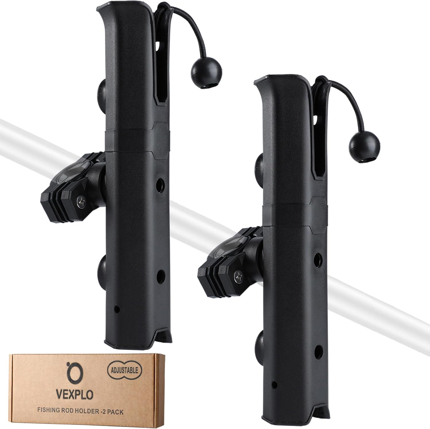 Adjustable Pole Mount Bike Fishing Rod Holder for Various Uses
