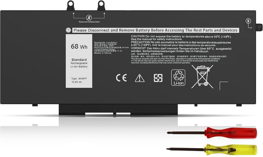 68Wh 3HWPP Laptop Battery Replacement for Dell Latitude Series