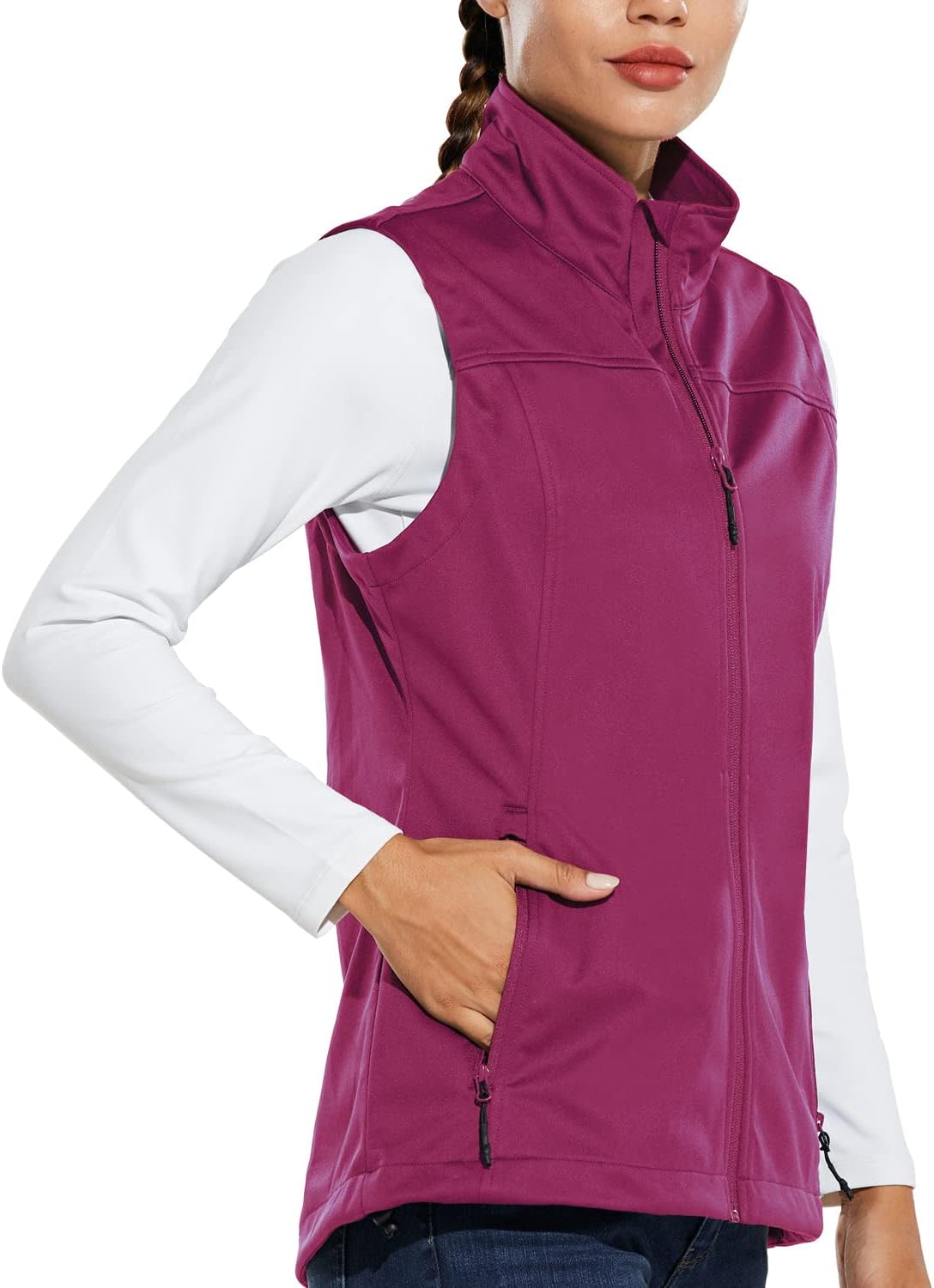 Baleaf Women's Lightweight Vest for Running, Hiking, and Golf