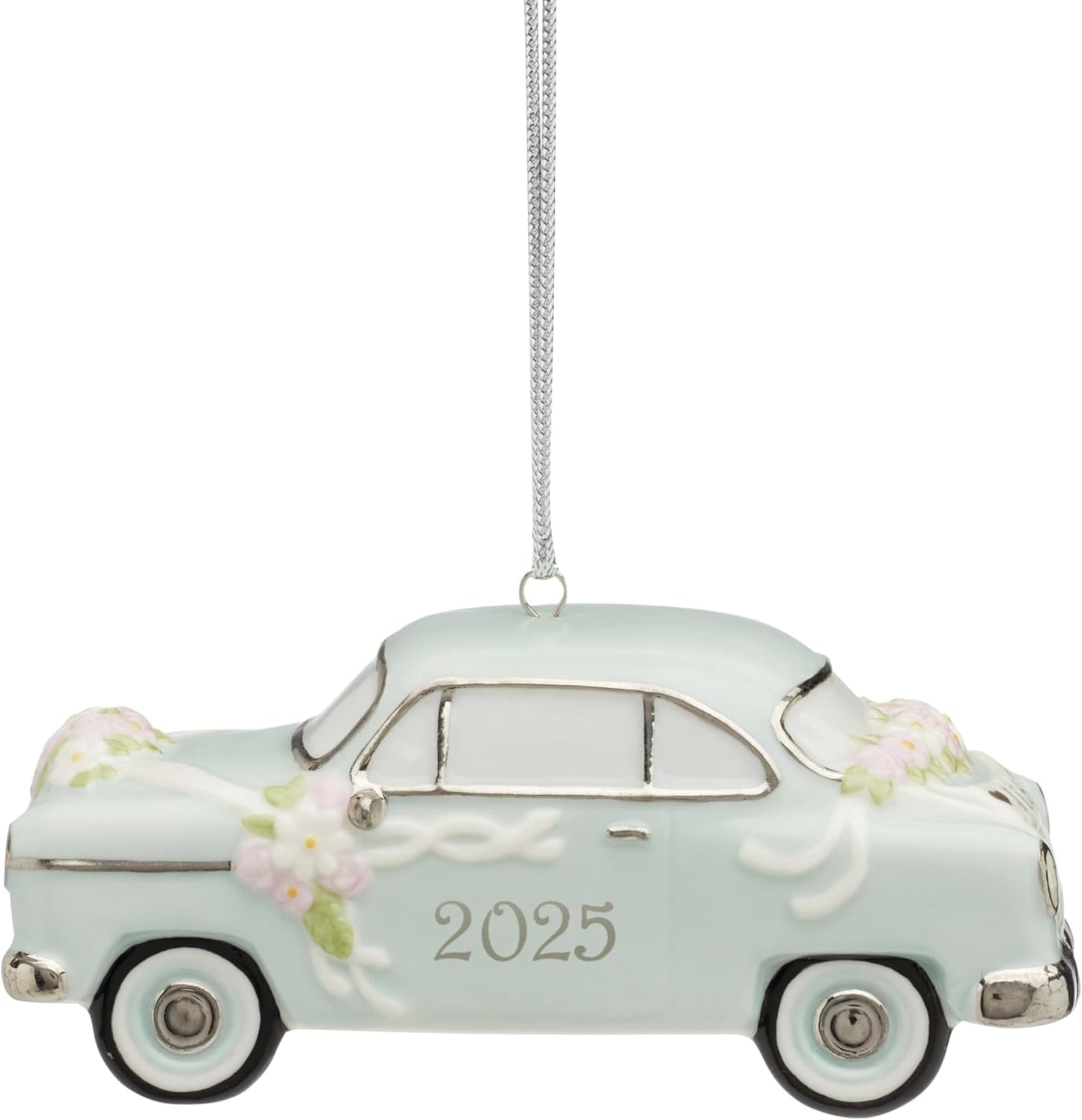 Lenox Just Married Vintage Car Christmas Ornament for Tree Decor