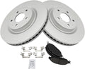 Front Brake Pad & Rotor Kit Compatible with 2013-2021