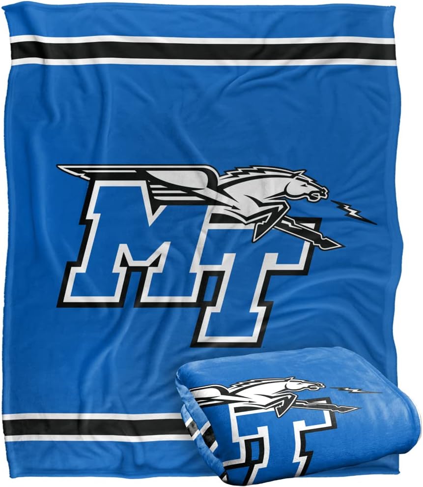 MIDDLE TENNESSEE STATE UNIVERSITY Silky Touch Throw Blanket