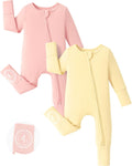 Baby Footies Boys Girls Bamboo Viscose Footed & Footless Romper