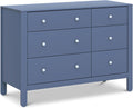 DaVinci Marisol 6-Drawer Dresser in Cove Blue/Powder Blue - GREENGUARD