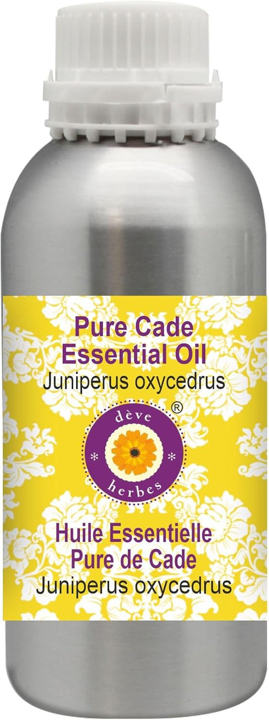 Deve Herbes Pure Cade Essential Oil for Aromatherapy & Wellness