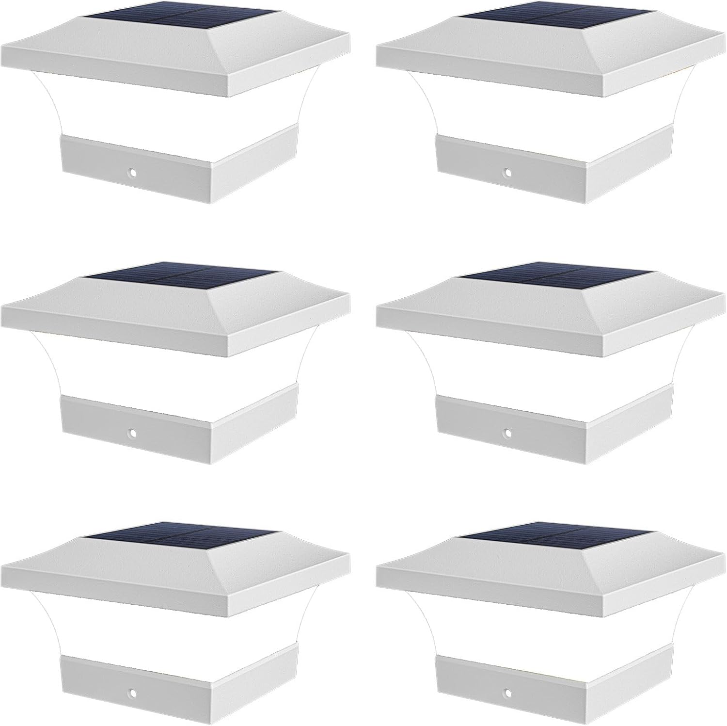 T-SUN Solar Post Cap Lights for 4 X 4 Wooden and Vinyl Posts