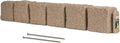 Faux Stone Lawn Edging Sandstone 1 Pack - 48in Garden Border
