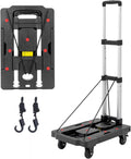 Folding Hand Truck 330 Lbs Capacity - Portable Foldable Dolly
