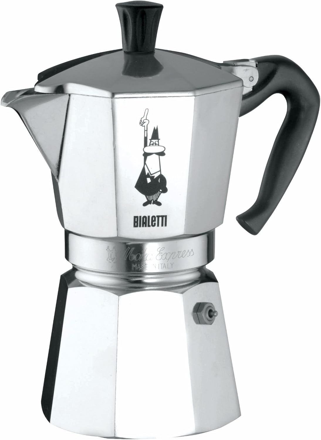 Moka Express Stovetop Espresso Maker for Authentic Italian Coffee