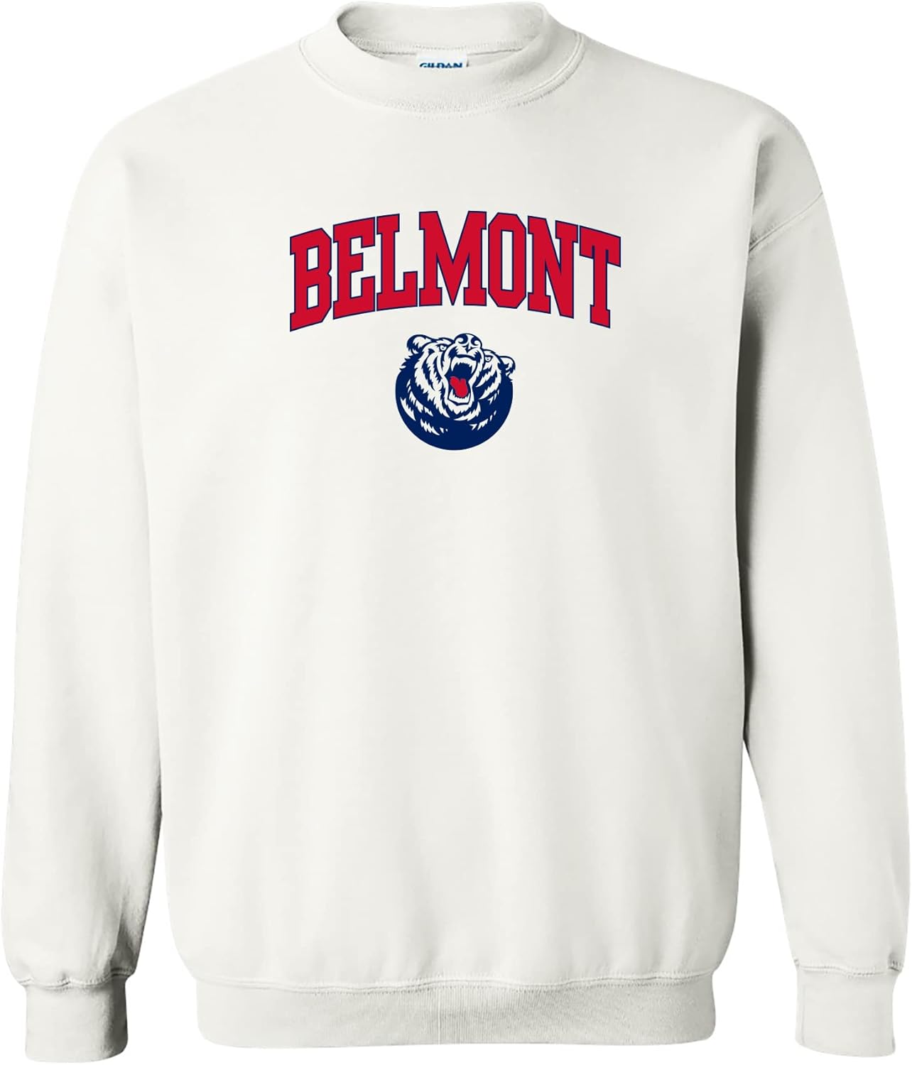 NCAA Arch Logo Crewneck Sweatshirt for Belmont University Fans