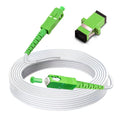 30ft SC/APC to SC/APC Armored Single Mode Fiber Optic Cable - Reliable