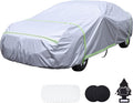Car Cover Waterproof All Weather 6-Layer Snowproof Hail Protector