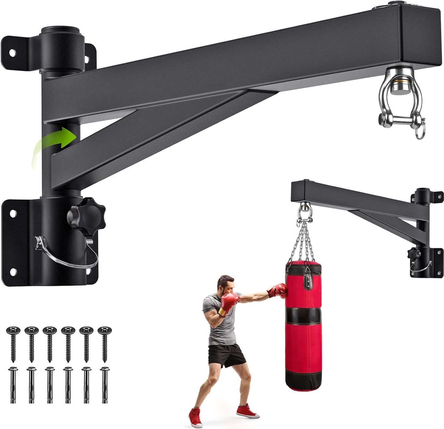 BeneLabel Punching Bag Hanger for Heavy Bag with 360 Rotation