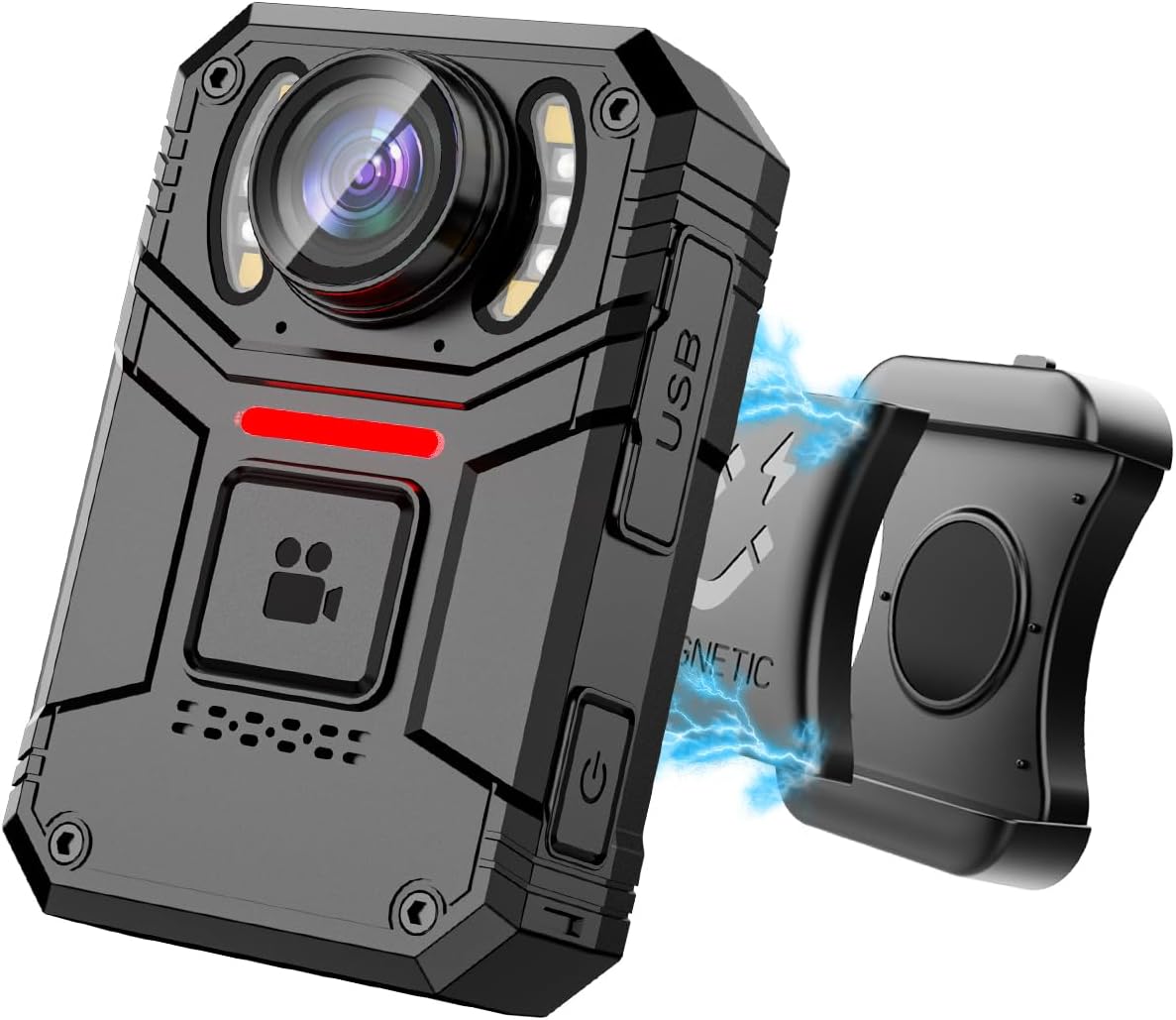 SPIKECAM 4K Body Camera with Audio and Ultra-Light Design