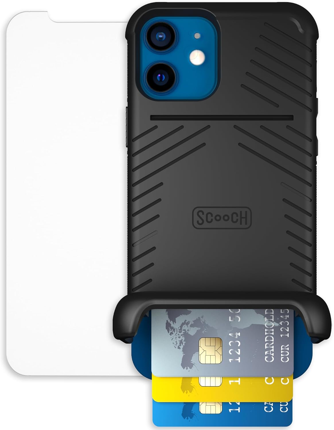 Scooch Wingmate Wallet Case for iPhone 12/12 Pro with Stand