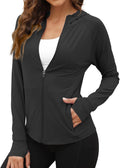 We1Fit Women's UPF 50+ Sun Protection Jacket Hoodie - Lightweight