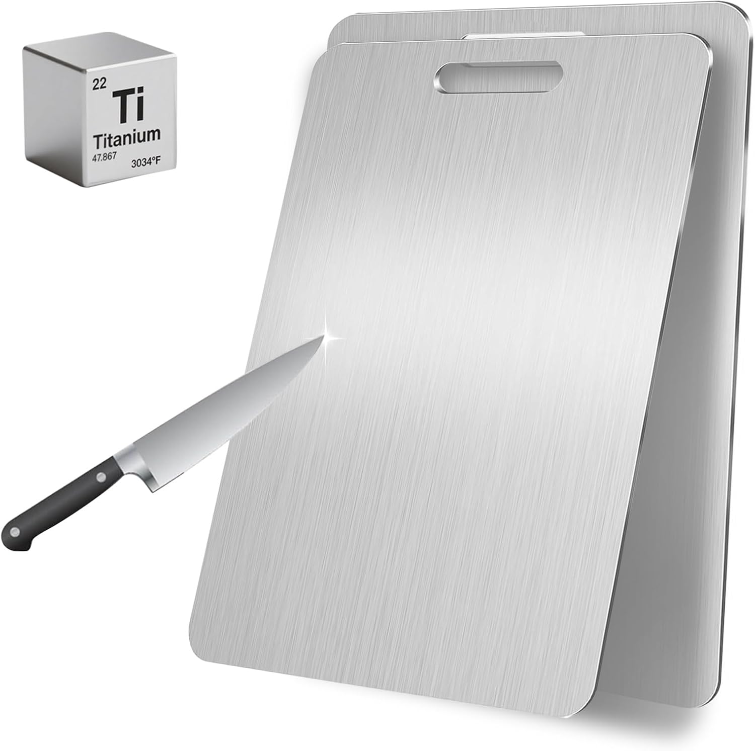 Katuchef Titanium Cutting Board Set for Versatile Kitchen Use