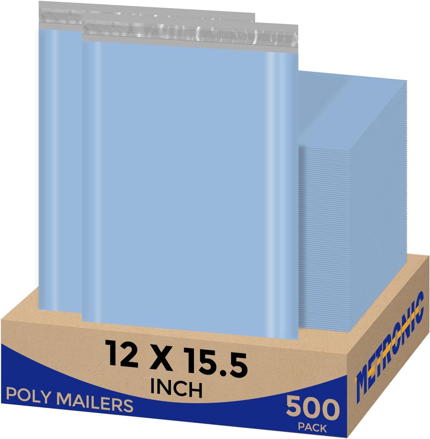 Metronic Poly Mailers 12x15.5 for Reliable Shipping Solutions