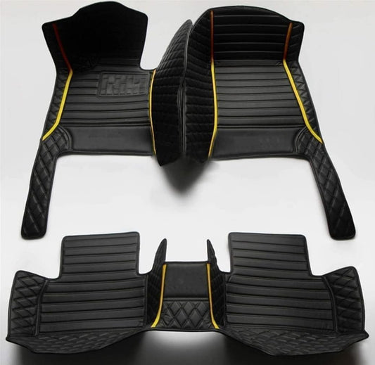 Luxury Leather Car Floor Mats Custom Fit for All Vehicle Models