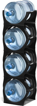 Stackable Water Bottle Storage Rack 4-Bottle Organizer - Space Saving
