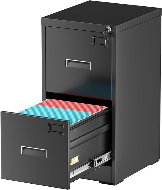 INTERGREAT 2 Drawer Filing Cabinet for Home Office Storage