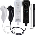 TechKen Motion Plus Wii Controllers 2Pack with Nunchuks - Built In