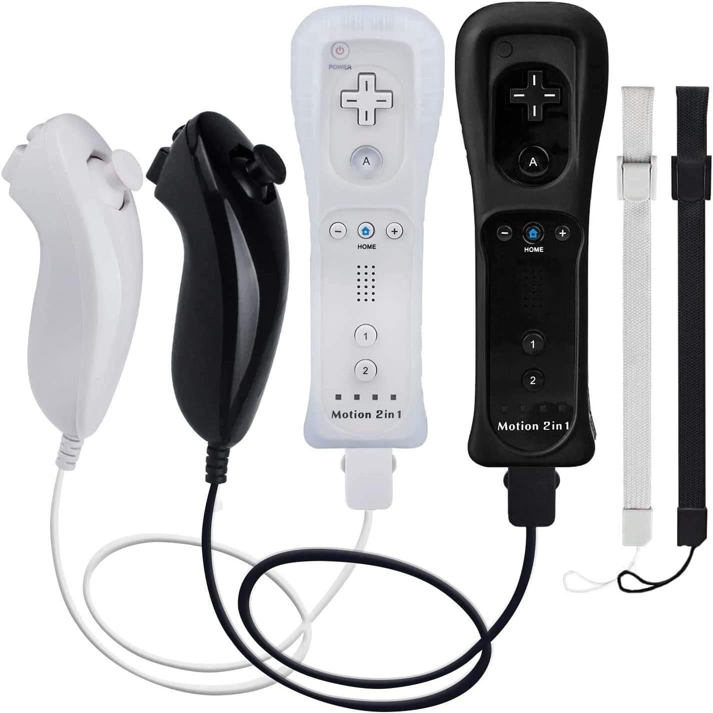 TechKen Motion Plus Wii Controllers 2Packs with Nunchucks Review
