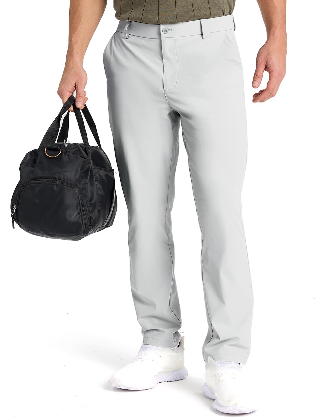 Mens Stretch Golf Pants with Pockets for Casual Wear 30ft to 34ft