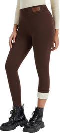 Women's Thermal Fleece Lined Leggings Winter Warm Soft High Waist