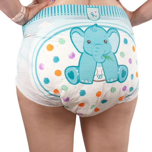Rearz Critter Caboose Brief Adult Diapers - 11000ml Absorbency