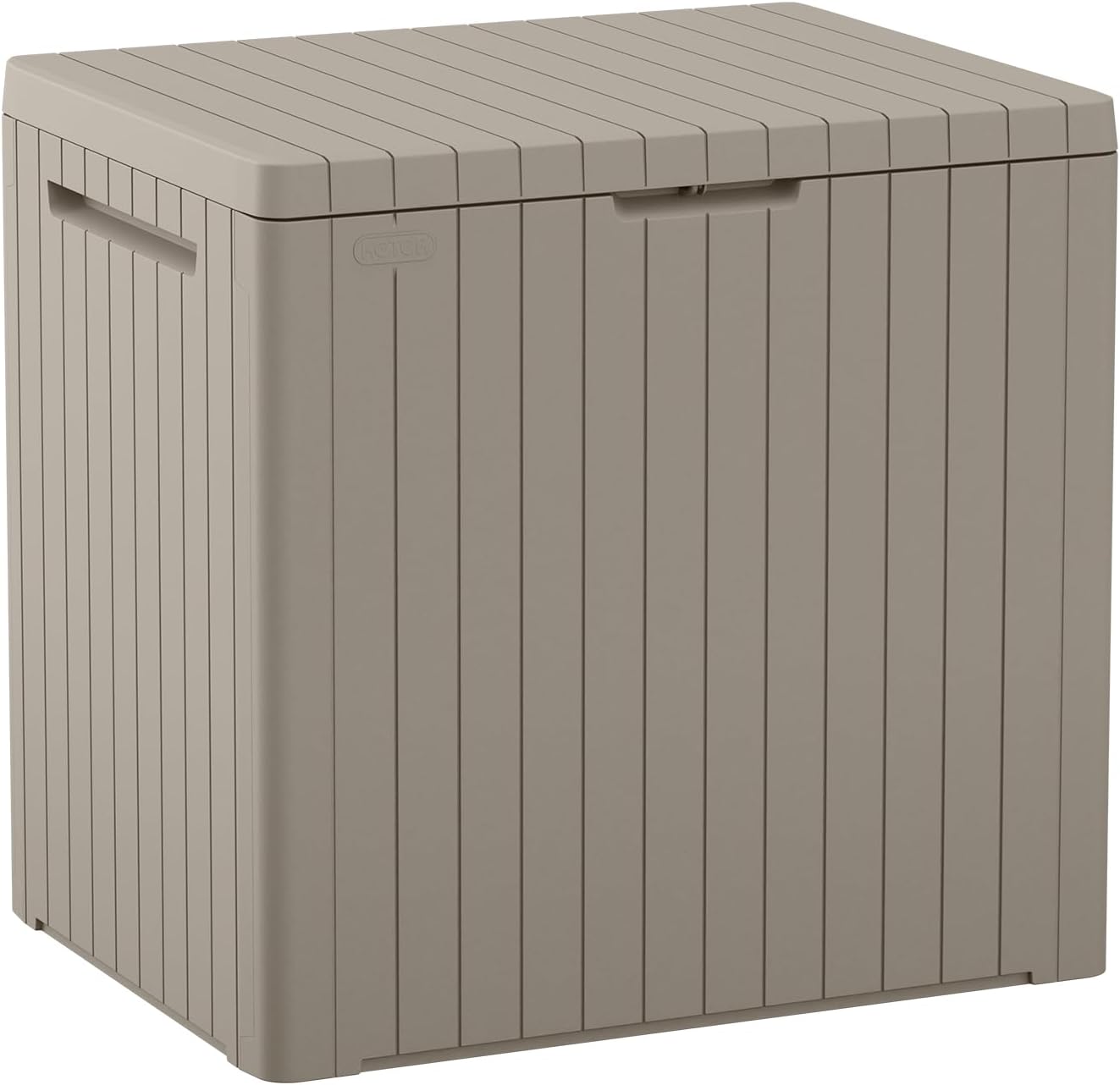 Keter City 30 Gallon Resin Outdoor Storage Box for Garden Use