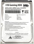MaxDigitalData 1TB 5400RPM 2.5in Gaming HDD - PS3/PS4 Upgrade