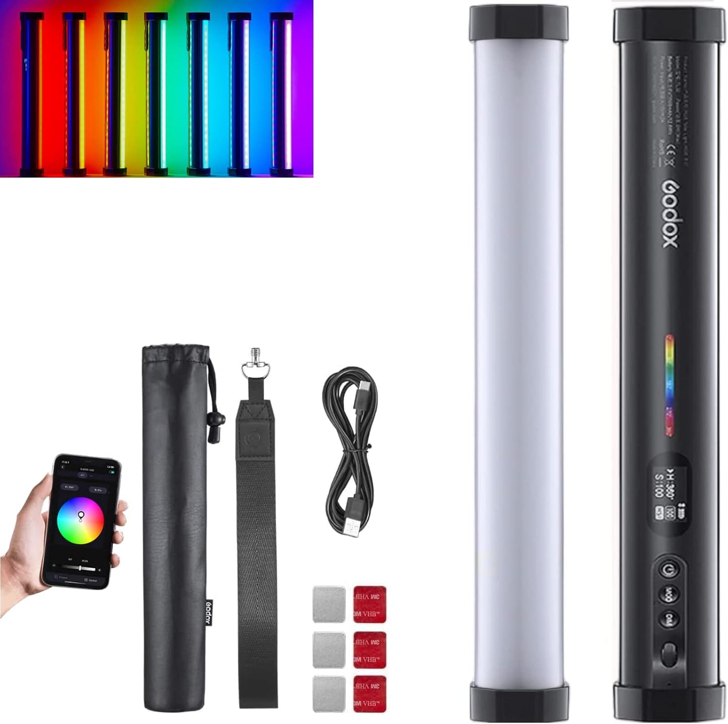Godox TL30 RGB Tube Light - Portable LED Video Light Wand
