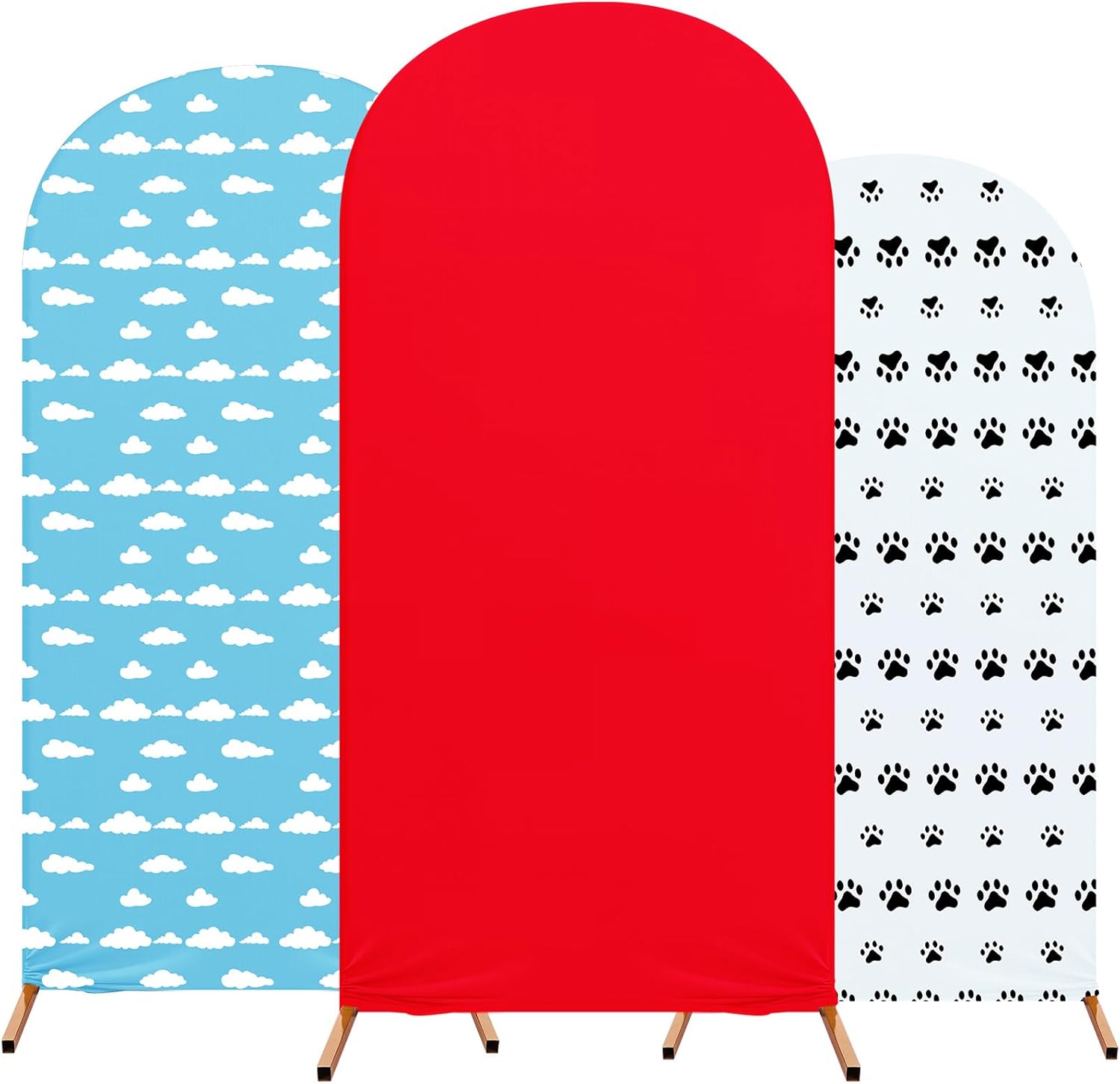 Arch Backdrop Cover Set of 3 for Wedding and Party Decorations