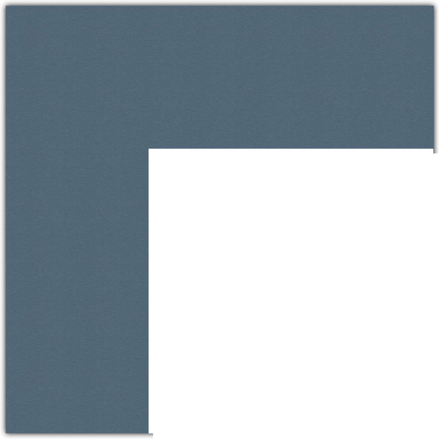 24x36 Antique Blue Custom Mat for Picture Frame - Perfect Fit