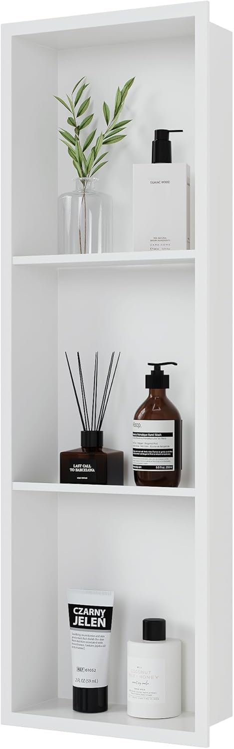 Stainless Steel Shower Niche for Easy Bathroom Storage Solution