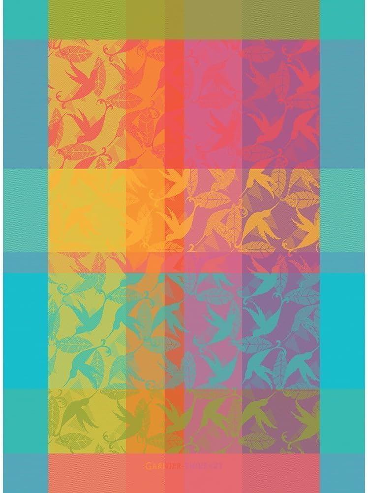 Garnier Thiebaut Mille Colibris French Kitchen Towel 22x30 in