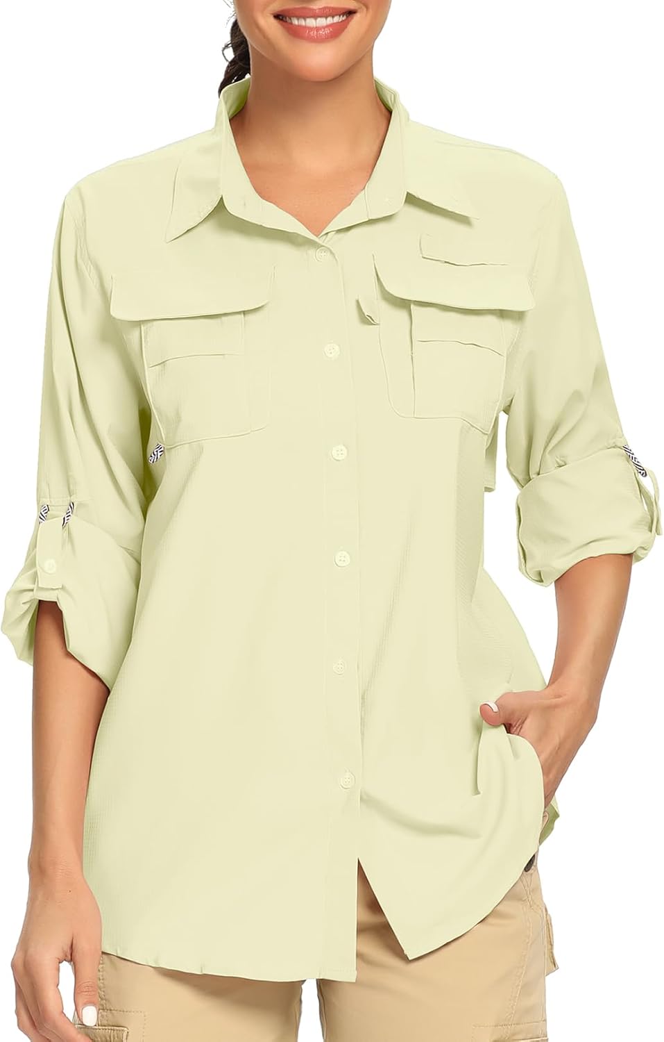 Women's UPF 50+ UV Sun Protection Long Sleeve Outdoor Shirt
