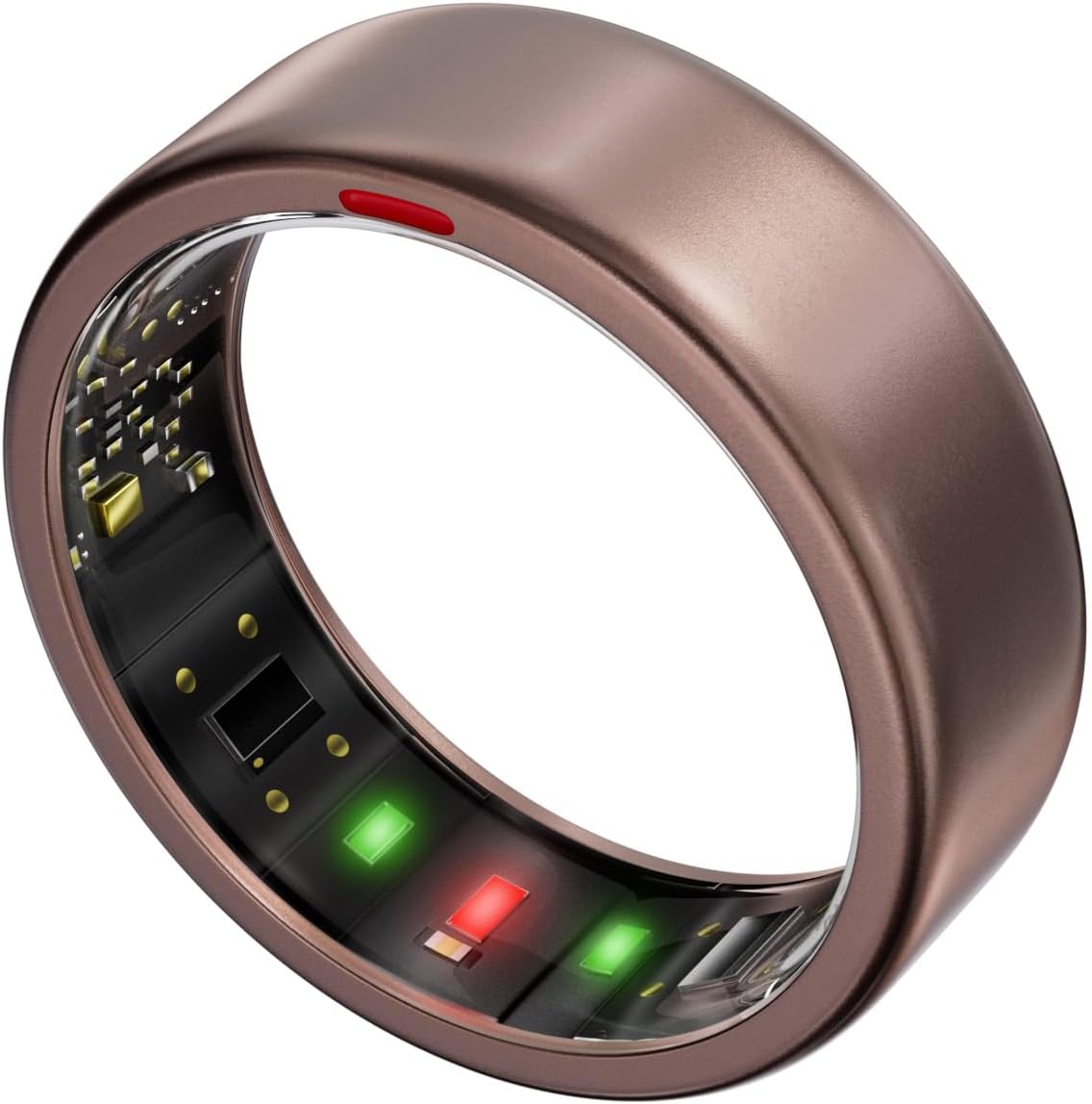 POBOVi Ring OnePlus - Ultra-Thin Titanium Smart Ring for Health